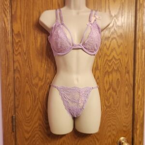 Victoria Secret Lavender Lace Bra NWT SZ 36D NWT